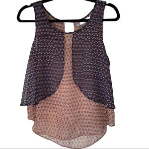 Maurices Sleeveless Decorative Tank Size M